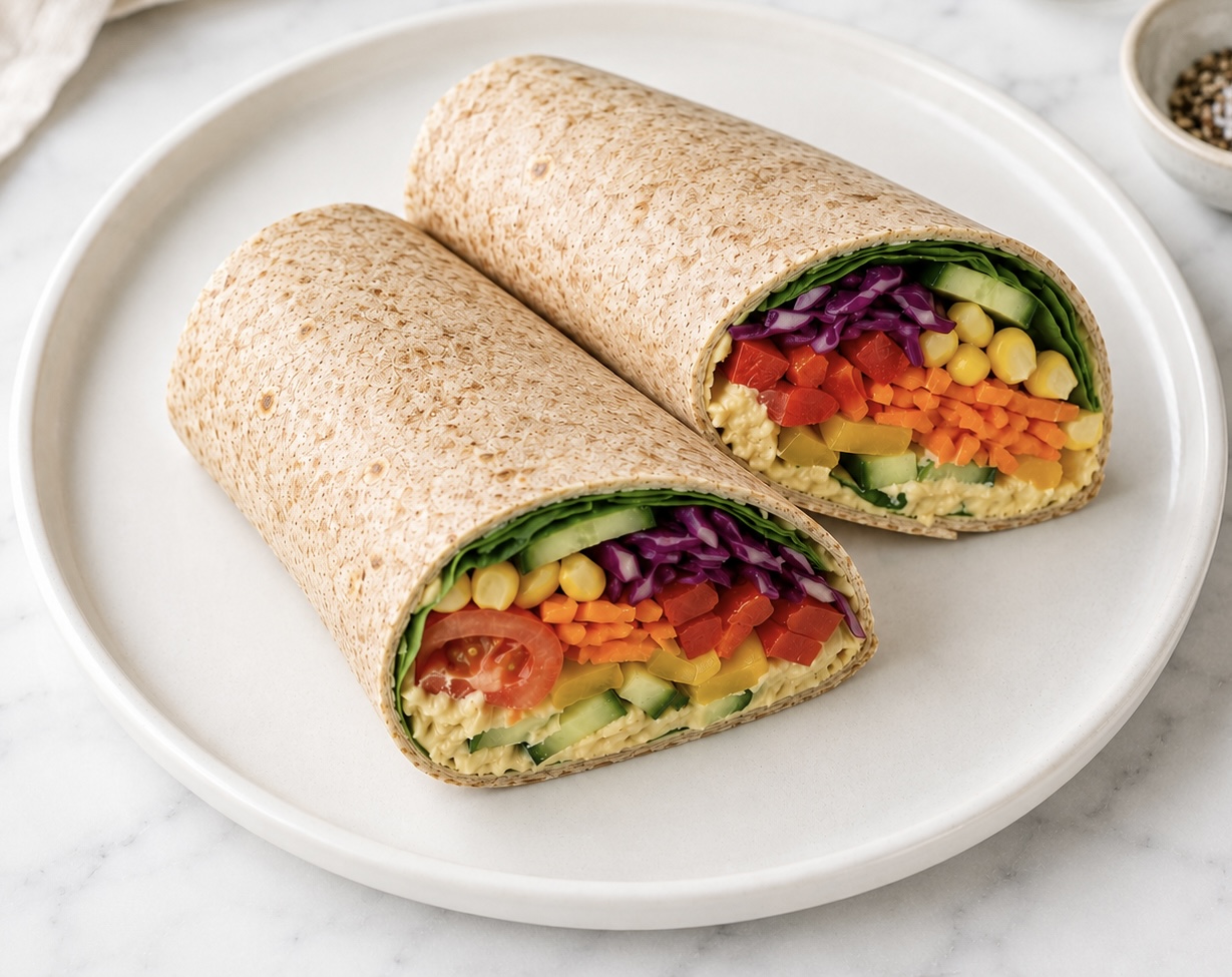 Rainbow wrap cookery club